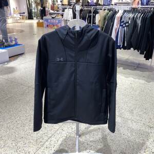 
Under Armor men's polar fleece composite woven plus velvet autumn coat high-end jacket 24600408-001-009