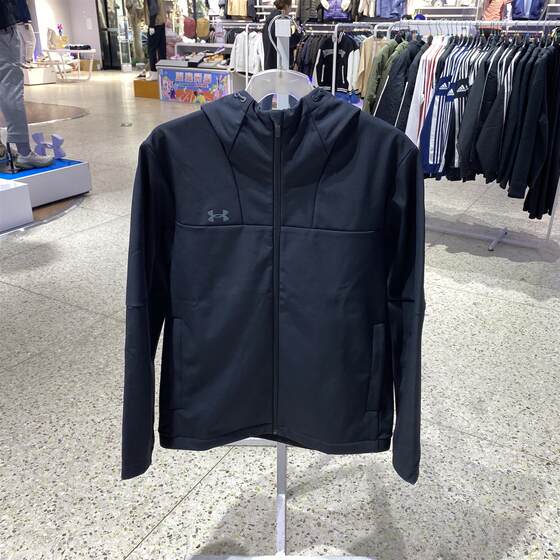 
Under Armor men's polar fleece composite woven plus velvet autumn coat high-end jacket 24600408-001-009