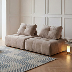 Qiujing Retro Detachable and Washable Chenille Piedmont Cube Sofa Simple Small Apartment Living Room Modular Set
