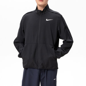
Nike Dri-Fit men's solid color quick-drying woven training sports stand collar jacket/DM6620-011