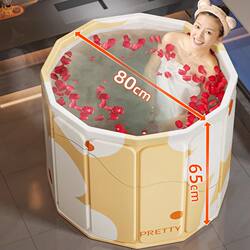 German Folding Bath Tub for Adults, Household Bath Tub for Children and Adults, Full-Body Bathing Tub, Bathtub, Bath Bucket