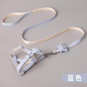 Dog leash, collar, vest, chain, dog walking, pet belt, cat small pet supplies out
