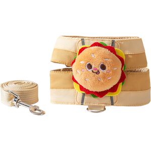 Hamburg French fries Puppet Bare Betrices Cat Tracking Rope Finding Broken Cat Walking Pet Out Daily Products Cat Rope
