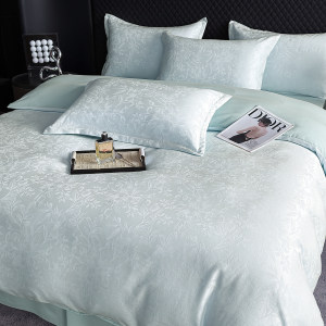 
Yalu gold and silver thread new style high luxury song brocade jacquard four-piece set of double bedding XPZ3