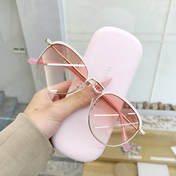 Sunglasses for Women, Uv Protection, Round Frame, Trendy Style, Make Face Look Smaller, Trendy and Unique, Xiaohongshu Fashion Glasses