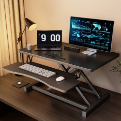 Standing Desk Adjustable Workbench Computer Desk Desktop Monitor Riser Laptop Desktop Folding Stand