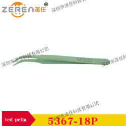 tedpella tweezers 5367-18P laboratory corrosion-resistant acid and alkali resistant PTFE fine tweezers 2AB.SA.T