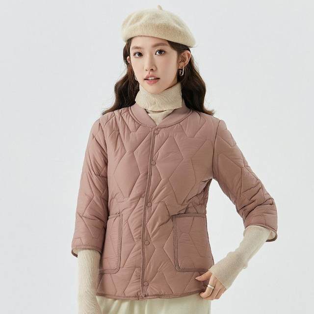Establishing cotton jacket vest female seven -point sleeve in winter, biliary half -sleeved down cotton jacket vest, the elderly in the elderly
