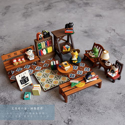 Stationery Store | Decole Cute and Exquisite Resin Ornaments Bookstore Stationery Cat-Themed Gifts and Crafts