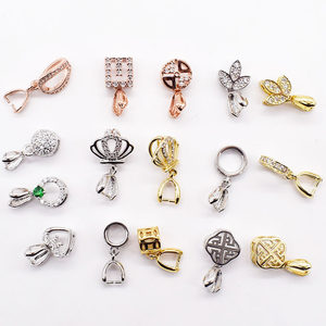 
925 silver plated melon seed buckle jade pendant clip buckle diy jade buckle buckle head jade buckle silver buckle necklace men's and women's pendant buckle