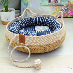 Cat Nest for All Seasons, Rattan Cat Scratching Board, Super Large Kitten Winter Warming Mat, Winter Cat Supplies