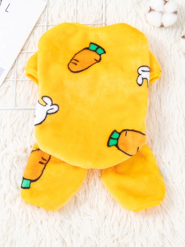 Кошачья одежда осенью и зимней теплой французской четырехквартирной марионет