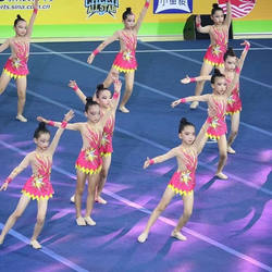 Children's Cheerleading Competition Uniforms, Campus Cheerleading Performance Costumes, Student Pom-Pom Performance Gymnastics and Dance Costumes