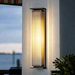 Outdoor wall lights solar garden lights modern simple outdoor waterproof villa balcony garden gate exterior wall lights