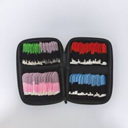 100-Piece Gaming Finger Sleeve Gift Pack, Touchscreen Finger Sleeves, Anti-Sweat, E-Sports Cooler, Screen Cleaner, Anti-Slip Powder