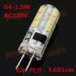 G4 LED siêu tiết kiệm năng lượng bóng đèn 1.5W DC12V đèn silicon pha lê nguồn sáng 3014 24 hạt đèn Công tắc - Đèn báo