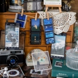 Музей рамки ПЭТ белые чернила сумка просты