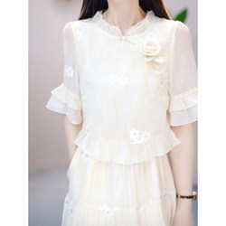 Chiffon Dress 2026 New Style for Women, Spring and Summer, This Year's Popular Style from the Thirteen Rows, Elegant and Luxurious with a High-End Feel