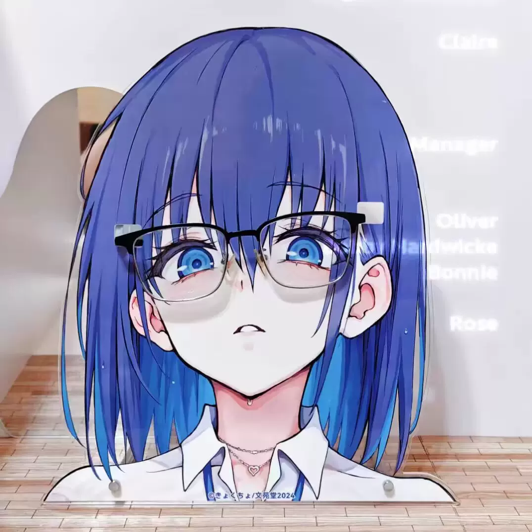 枫与铃漫画周边高颜值眼镜架收纳层架枫铃姐妹桌摆立牌现货