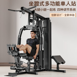 Home Fitness Equipment Multifunctional Integrated High Pull-Down Comprehensive Trainer Strength Combination Set for Solo Use