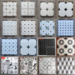 Retro Small Tiles for Bathroom, Kitchen, Non-Slip Wall and Floor Tiles, Living Room, Dining Room, Balcony, French Style Small Tiles 300X300
