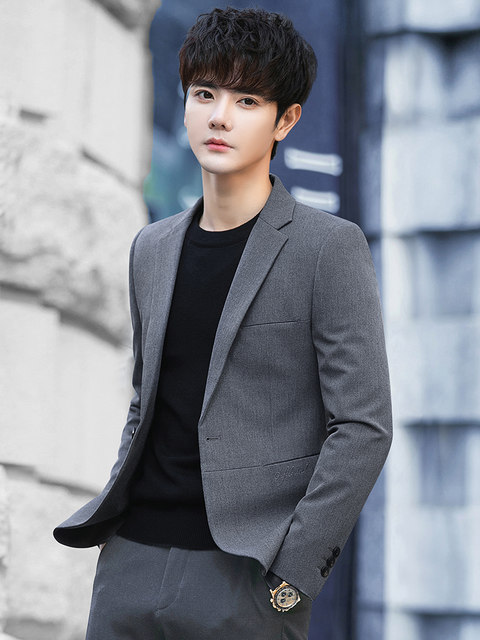 Autumn casual suit men's suits Korean version of the trendy and