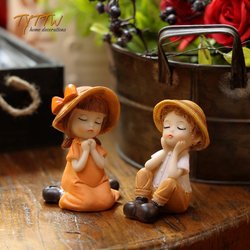 Countryside Sun Hat, Cute Sunflower Garden Couple Decoration, Home Accessories, Window Display, Restaurant Decoration, Gift