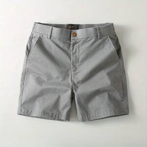 
However, knee work suit three-quarter shorts men's pure cotton 3-quarter trousers slim four-quarter trousers 4-minute trendy brand work suit casual shorts