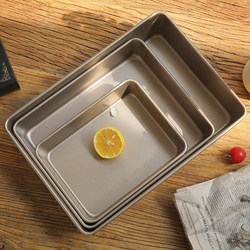 Baking Tray for Oven, Household Traditional Tiramisu Cake Mold, Non-Stick Snowflake Pastry Cookie Rectangular Bread Pan
