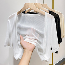 Malý šátek Ice Silk Mesh - Letní Kardiganové šaty Na Opalování