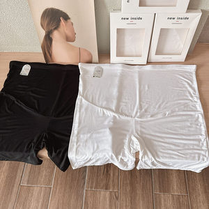 Summer pregnant women safety pants high -waist thin -way anti -free light can adjust the bottom of the pregnancy period two -in -one short pants
