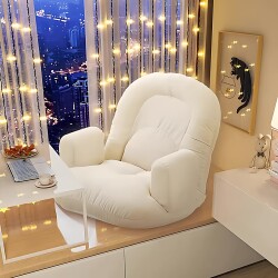 Lazy Sofa Chair, Single Bed Backrest Chair, Bedroom Floor Cushion, Balcony Bay Window Cushion, Tatami Mat