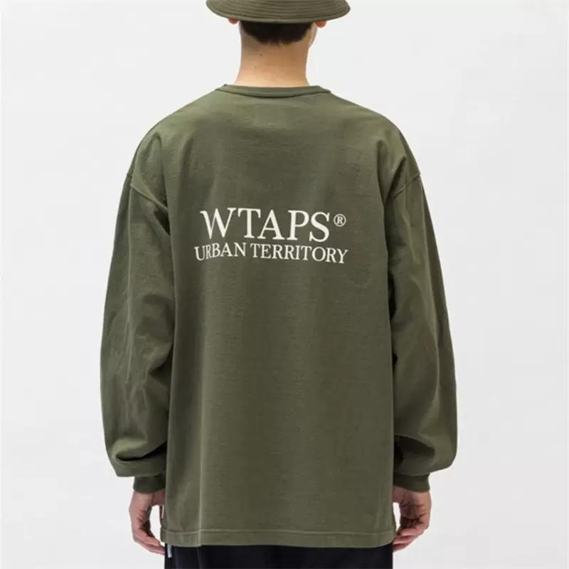 wtaps DESIGN 03 LS league ロンtee オリーブ M-