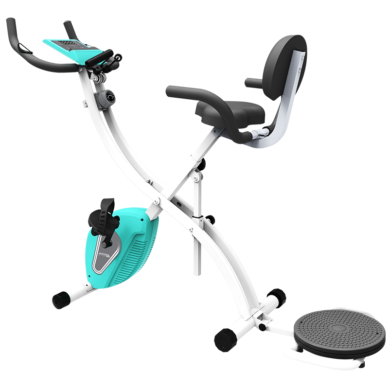 Mini Vélo D’exercice Pliable – Bureau – Silencieux – Résistance Réglable – Pour Jambes Et Bras – 2,5 Kg