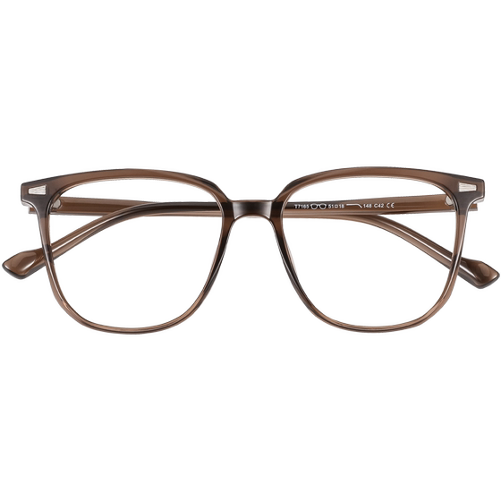 
Korean version of large frame fashionable and versatile bare face artifact can be equipped with myopia and anti-blue light glasses ultra-light TR90 frame