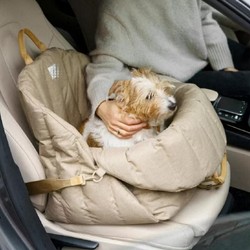 Dog Carrier, Cat Carrier, Portable Dog Car Safety Seat, Handheld Puppy Carrier, Pet Seat Cushion, Car Travel Essential