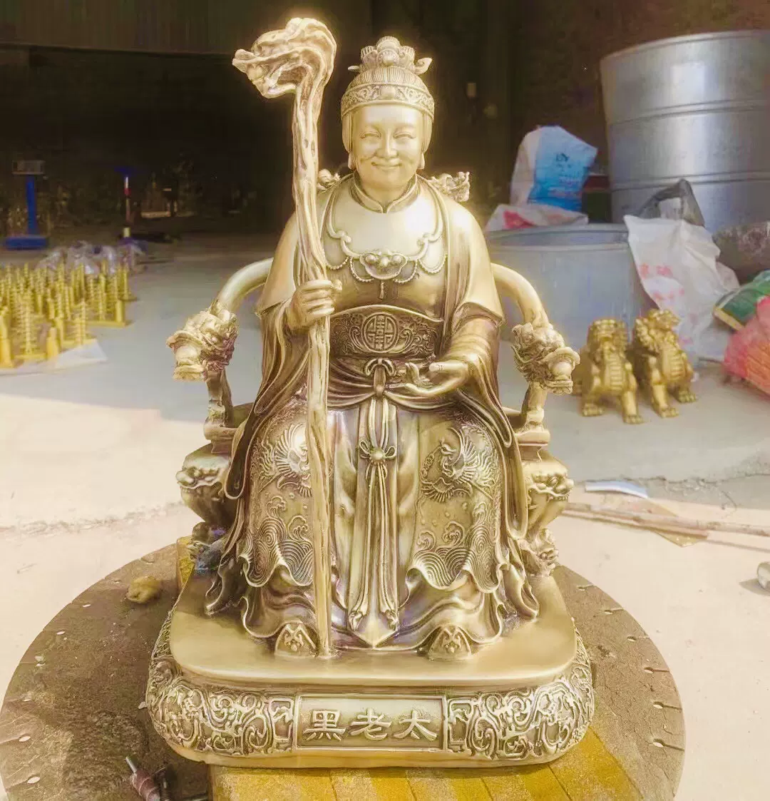 純銅四臂觀音銅像四面觀音菩薩佛像泰國銅四面佛財神銅器擺件-Taobao