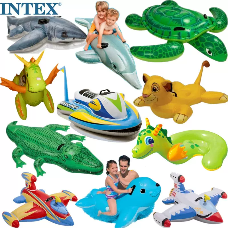 Intex, плавательный круг, игрушка, желтая утка, интернет-знаменитость, единорог