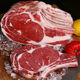 Australian original cut bone-feeding steak, marinated Tomahawk steak, 5 pieces, weigh 1300 grams, no black pepper steak sauce required
