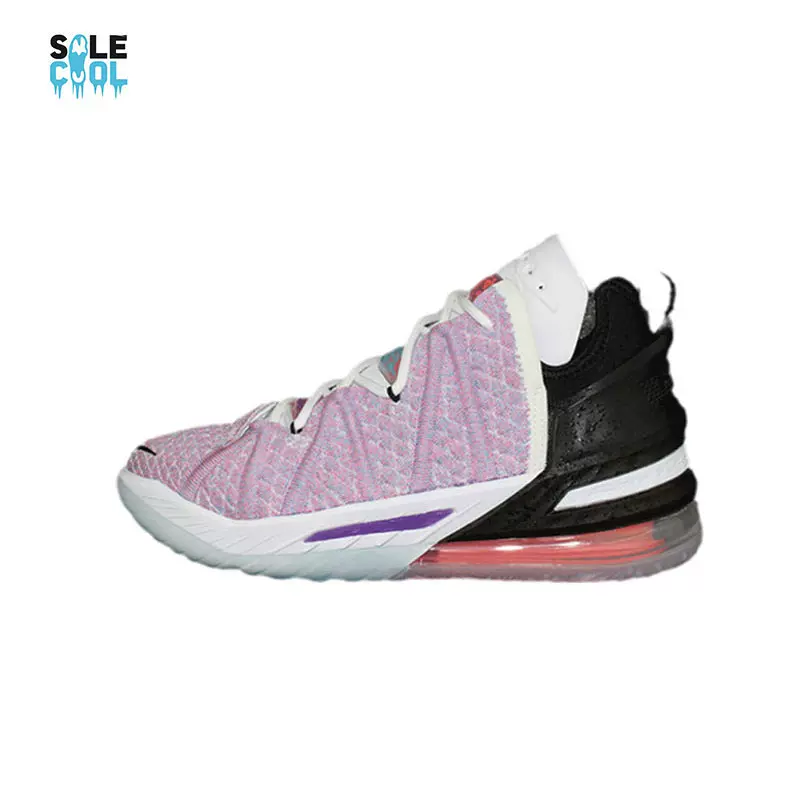 Nike LeBron XVIII LBJ18 詹姆斯淡紫黑男子实战篮球鞋CQ9283-900-Taobao