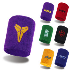 Professional Basketball Wristbands Are Sweat-Absorbent and Breathable, Star Players Kobe Curry, Irving, James, Durant, Kidsren's Sports Wrists