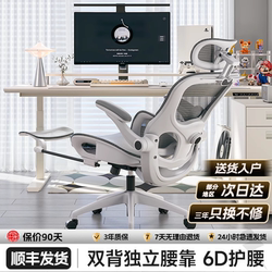 Ergonomic Chair with Lumbar Support, Comfortable for Long Sitting, Suitable for Home and Office, Reclining Gaming Chair with Backrest