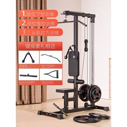 High Pull-Down Trainer Fitness All-In-One Machine, Comprehensive Multi-Functional Fitness Equipment for High and Low Pull-Down Exercises, Back Rowing Machine for Men