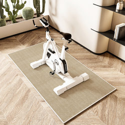 Dynamic Bicycle Floor Mat, Fitness-Specific Carpet, Home Room Indoor Non-Slip, Wear-Resistant, Soundproof, Shock-Absorbing Cushioning Mat