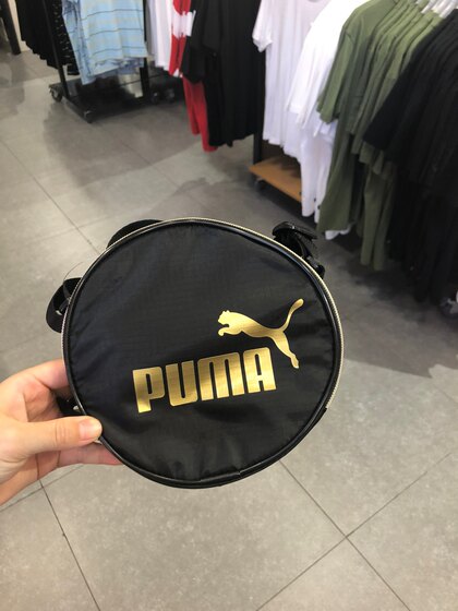 
Puma casual shoulder cross-body small round bag coin purse key bag 075718 075957