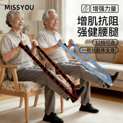 British Resistance Band for Muscle Building, Digital Resistance Band for Gluteus Maximus, Elastic Band Training, Medical Leg Training, Middle-Aged and Elderly Waist and Leg Exercise