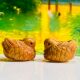 Two sets of decorations, two -piece couples, a pair of home creative desktop office creative wood carving decoration technology
