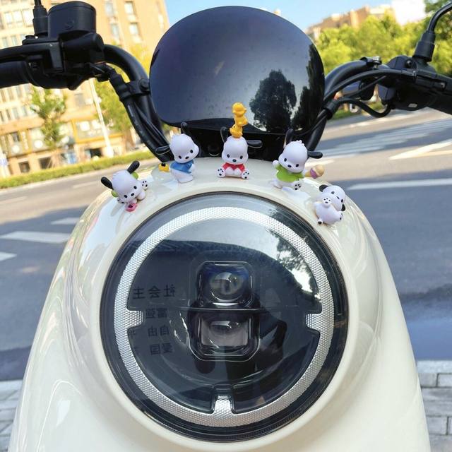 Pacha Dog Cartoon Doll Motorcycle Motorcycle Battery Car Decoration ...