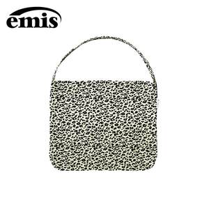 
Korean emis canvas bag Zhao Lusi Zhang Yuanying Kong Xiaozhen star's same leopard print student large capacity shoulder bag