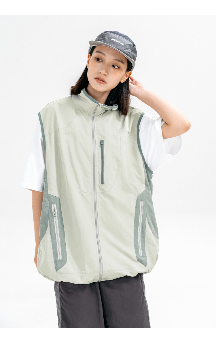Ben.panda Japanese Style Multi-Pocket Vest - Summer 2024